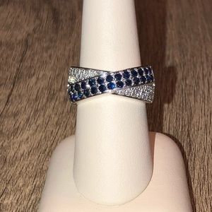 Sapphire and Diamond Ring - NWOT